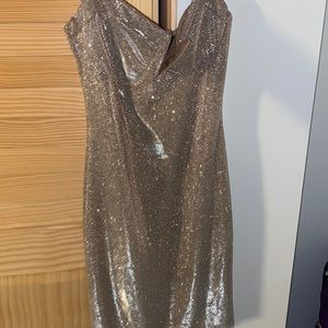 Sparkly gold dress